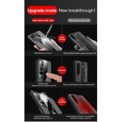 Θήκη TPU Cloth Pattern X Finger Ring & Velvet Pouch Apple iPhone 13 Pro Max ( 6.7") Grey
