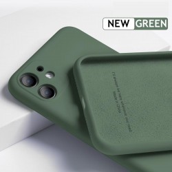 Θήκη Real Smooth Silicone Magsafe Apple iPhone 13 Pro (6.1") Dark Green