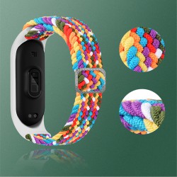 Ανταλλακτικό λουράκι Xiaomi Mi Band 5/6 Silicone Braided Loop Rainbow