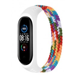 Ανταλλακτικό λουράκι Xiaomi Mi Band 5/6 Silicone Braided Loop Rainbow