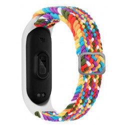 Ανταλλακτικό λουράκι Xiaomi Mi Band 5/6 Silicone Braided Loop Rainbow