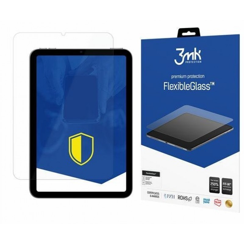 Γυαλί Προστασίας 3MK Flexible Hybrid Glass 2.5D Apple iPad Mini 6 (2021) 8.3" Tempered Glass 7H AntiCrash / AntiShock  