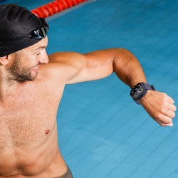 Ανταλλακτικό Λουράκι & Αδιάβροχη θήκη Shellbox by Redpepper Apple Watch Series 7/8 (45mm) Black
