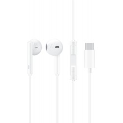 Ακουστικά Handsfree Huawei USB Type-C Stereo Headset CM33 White (Bulk)