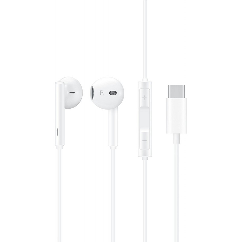 Ακουστικά Handsfree Huawei USB Type-C Stereo Headset CM33 White (Bulk)