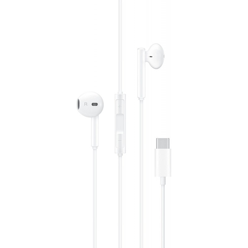 Ακουστικά Handsfree Huawei USB Type-C Stereo Headset CM33 White (Bulk)