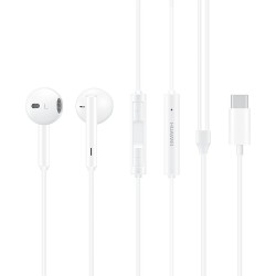Ακουστικά Handsfree Huawei USB Type-C Stereo Headset CM33 White (Bulk)