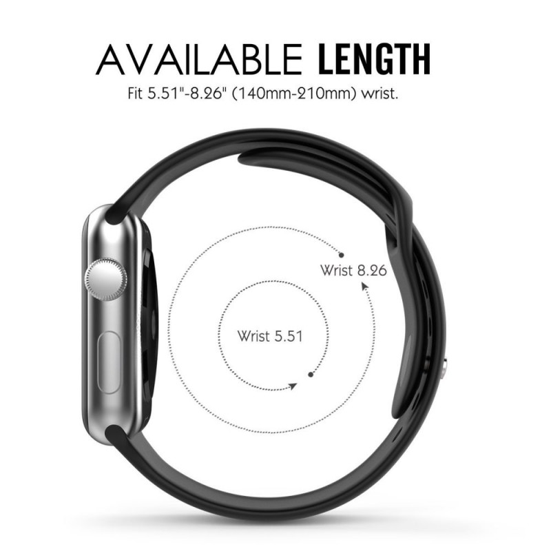Ανταλλακτικό λουράκι QuickFit Apple Watch 1/2/3/4/5/6/SE/7/8 (42/44/45/49mm) Smoothband Red