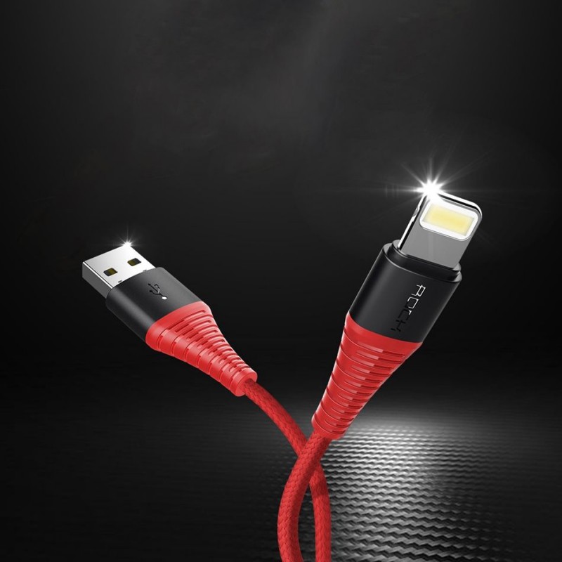 Καλώδιο Data Rock USB Type-A to Lightning 120cm Black Καλώδιο Data Rock USB Type-A to Lightning 120cm Black