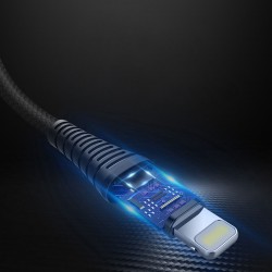 Καλώδιο Data Rock USB Type-A to Lightning 120cm Black Καλώδιο Data Rock USB Type-A to Lightning 120cm Black