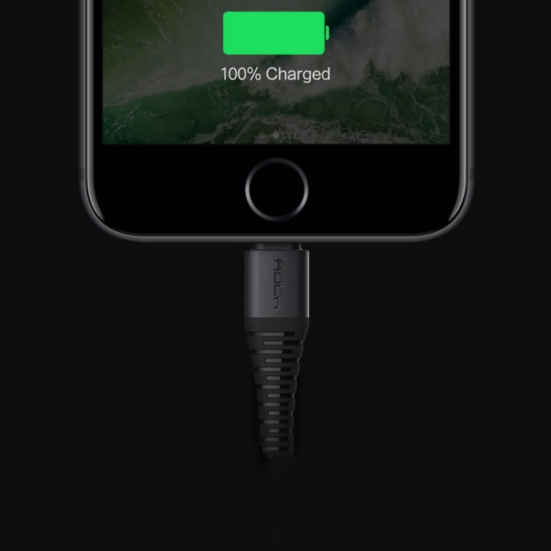 Καλώδιο Data Rock USB Type-A to Lightning 120cm Black Καλώδιο Data Rock USB Type-A to Lightning 120cm Black