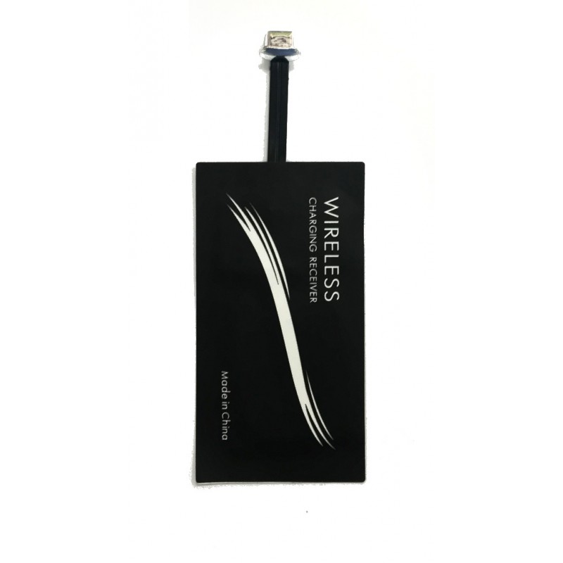 Ασύρματος δεκτής Wireless Charging USB Type-C Black
