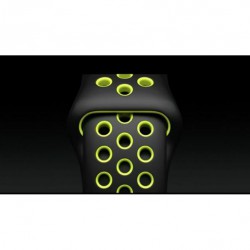 Ανταλλακτικό λουράκι QuickFit Apple Watch 1/2/3/4/5/6/SE/7/8 (42/44/45/49mm) Softband Black/Lime Ανταλλακτικό λουράκι QuickFit Apple Watch 1/2/3/4/5/6/SE/7/8 (42/44/45/49mm) Softband Black/Lime