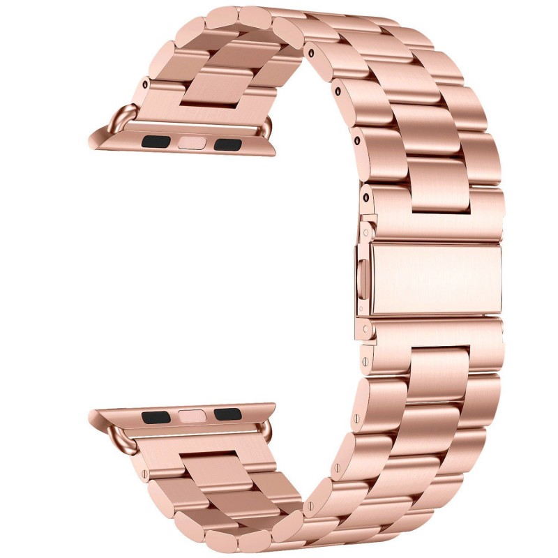 Ανταλλακτικό λουράκι QuickFit Apple Watch 1/2/3/4/5/6/SE/7 (38/40/41mm) Stainless Rose Gold Ανταλλακτικό λουράκι QuickFit Apple Watch 1/2/3/4/5/6/SE/7 (38/40/41mm) Stainless Rose Gold