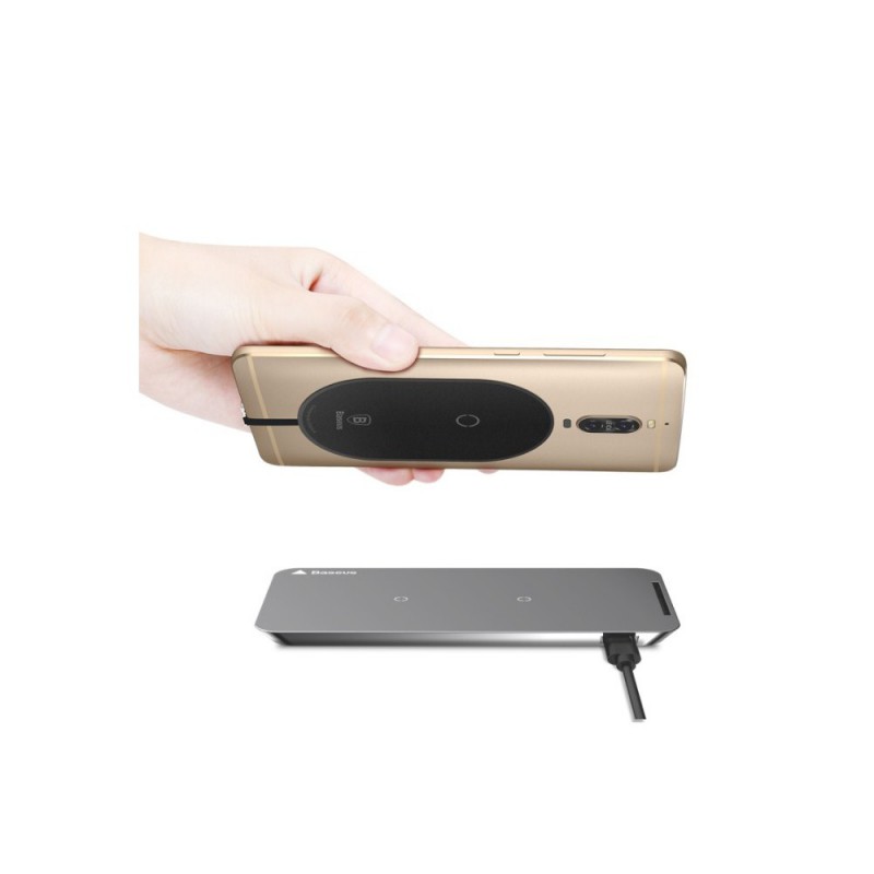 Ασύρματος δέκτης Baseus Wireless Charging MicroUSB Black (WXTE-C01)