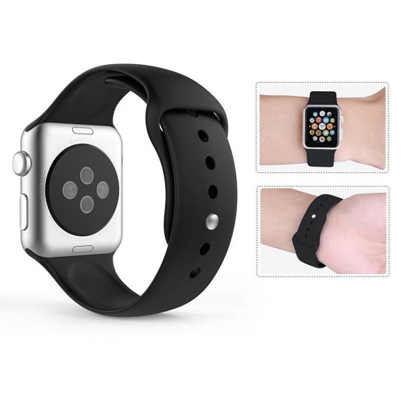 Ανταλλακτικό λουράκι QuickFit Apple Watch 1/2/3/4/5/6/SE/7/8 (42/44/45/49mm) Smoothband Denim Blue
