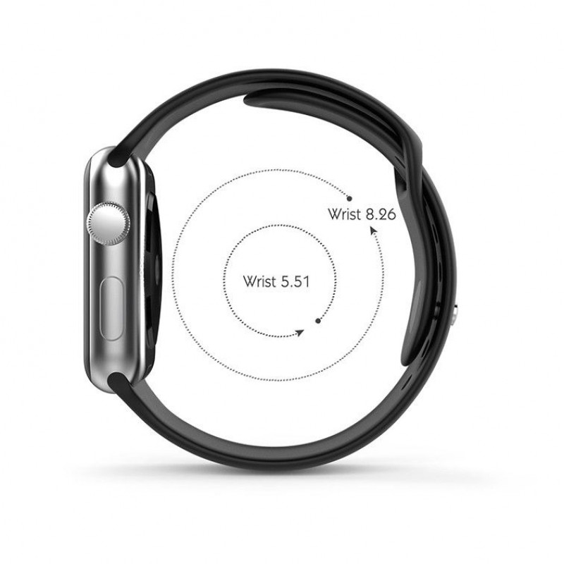 Ανταλλακτικό λουράκι QuickFit Apple Watch 1/2/3/4/5/6/SE/7/8 (42/44/45/49mm) Smoothband Denim Blue