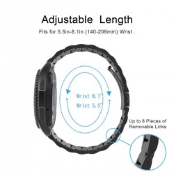 Ανταλλακτικό λουράκι Quickfit Stainless Xiaomi Amazfit T-Rex 3 Black Ανταλλακτικό λουράκι Quickfit Stainless Xiaomi Amazfit T-Rex 3 Black