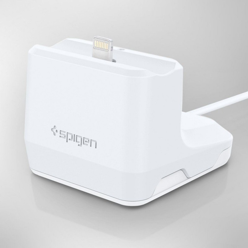 Βάσεις Φόρτισης Spigen Airpods S313 Stand Charging Dock White Βάσεις Φόρτισης Spigen Airpods S313 Stand Charging Dock White