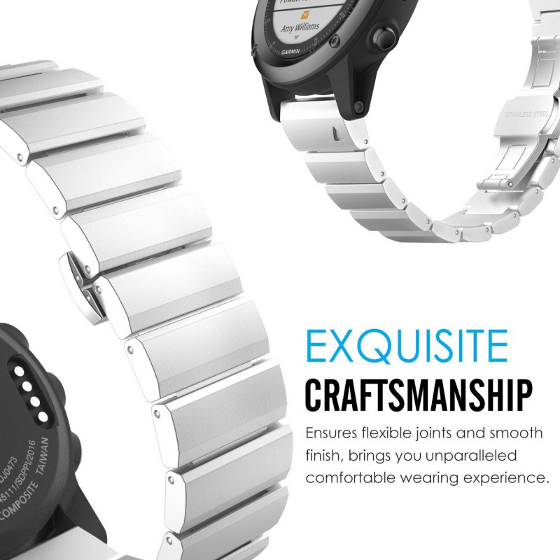 Ανταλλακτικό λουράκι Stainless Linkband Garmin Fenix 3/5x/3HR/5X Plus/6x/6x Pro/7x Silver (26mm) Ανταλλακτικό λουράκι Stainless Linkband Garmin Fenix 3/5x/3HR/5X Plus/6x/6x Pro/7x Silver (26mm)