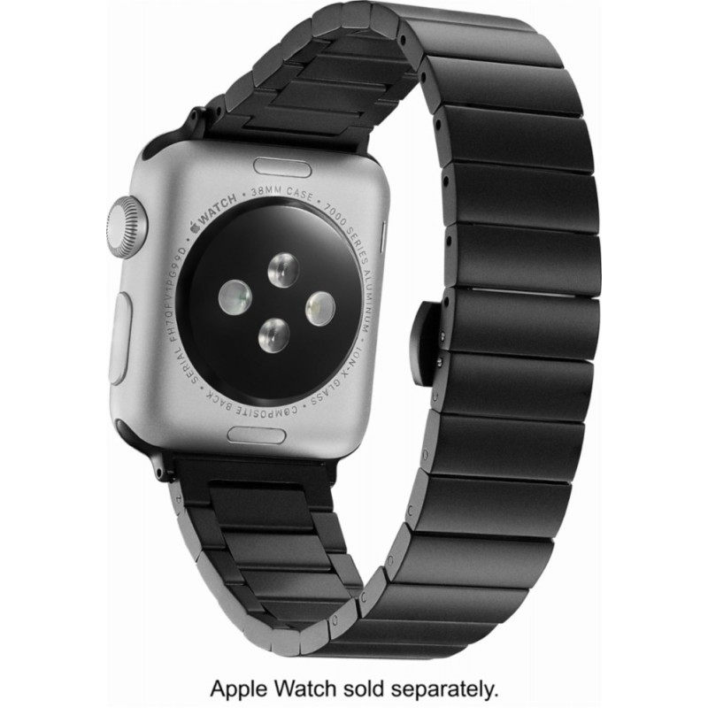 Ανταλλακτικό λουράκι QuickFit  Apple Watch 1/2/3/4/5/6/SE/7 (38/40/41mm) Stainless Linkband Black