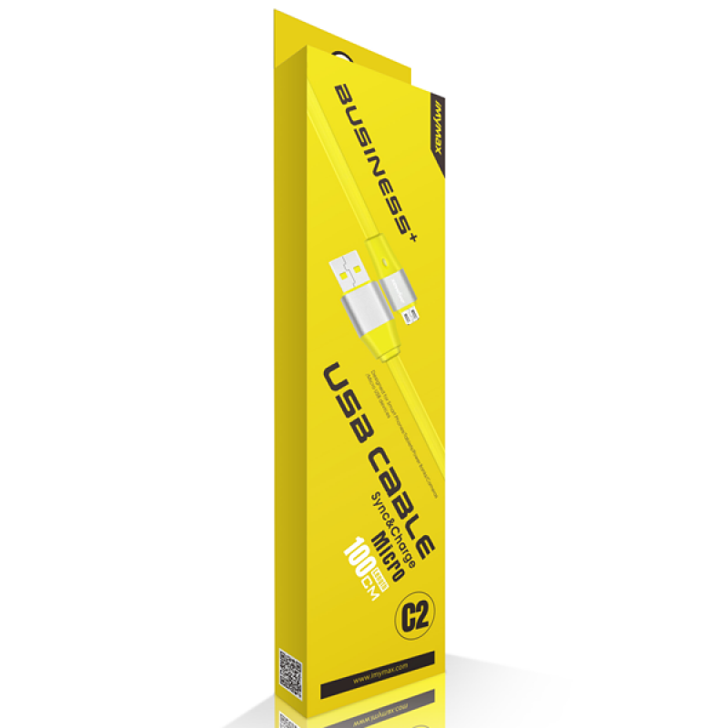 Καλώδιο iMYMAX C2 USB to MicroUSB 1m Yellow