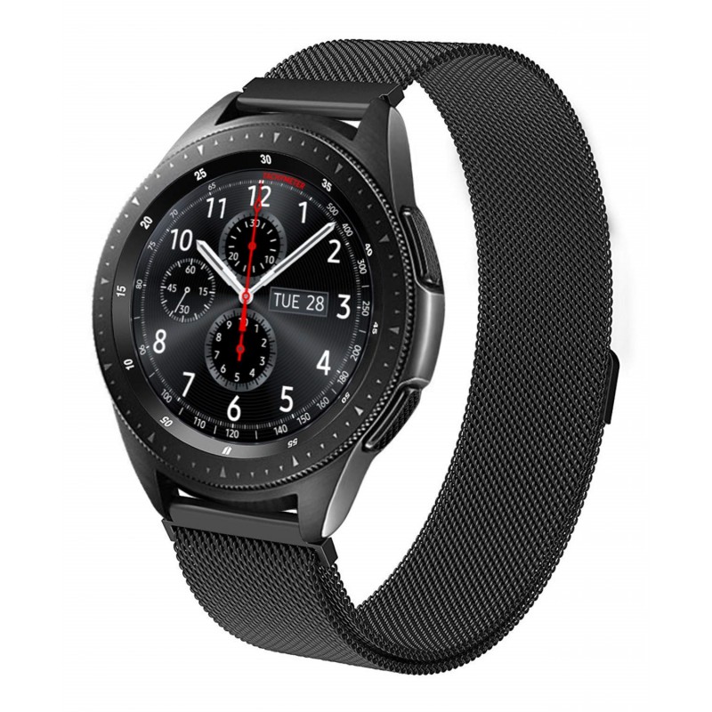 Ανταλλακτικό λουράκι QuickFit Garmin Fenix 5s/Fenix 5S Plus/Fenix 6S/Fenix 6S Pro/Fenix 7S / Fenix 8 (43mm)S (20mm) Milanese Band Black
