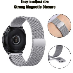 Ανταλλακτικό λουράκι QuickFit Garmin Fenix 5s/Fenix 5S Plus/Fenix 6S/Fenix 6S Pro/Fenix 7S / Fenix 8 (43mm) (20mm) Milanese Band Silver OEM