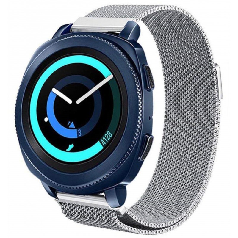 Ανταλλακτικό λουράκι QuickFit Garmin Fenix 5s/Fenix 5S Plus/Fenix 6S/Fenix 6S Pro/Fenix 7S / Fenix 8 (43mm) (20mm) Milanese Band Silver OEM