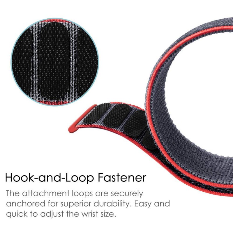 Ανταλλακτικό λουράκι QuickFit Nylon Rose για Samsung Galaxy Watch5 (40mm & 42mm)/Watch4 (40mm & 44mm)/ Watch4 Classic (42mm & 46mm)/ Watch3(41mm)/Active 2(40/44mm)/Amazfit GTS 3 (43mm)/GTR(42mm) (20mm)