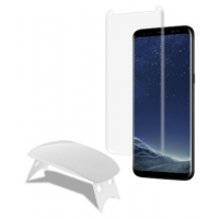 Γυαλί Προστασίας 3D UV Liquid Full Glue Tempered Glass & UV LED Lamp Realme 14 Pro 9H AntiCrash/AntiShock Clear