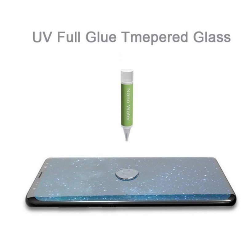 Γυαλί Προστασίας 3D UV Liquid Full Glue Tempered Glass & UV LED Lamp Oppo Reno 10 Pro 9H AntiCrash/AntiShock Clear