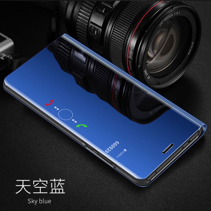 Θήκη Book Clear View Huawei P40 Pro Blue Θήκη Book Clear View Huawei P40 Pro Blue