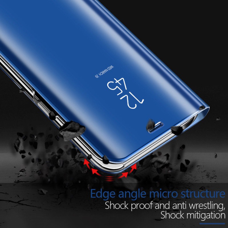 Θήκη Book Clear View Huawei P40 Pro Blue Θήκη Book Clear View Huawei P40 Pro Blue