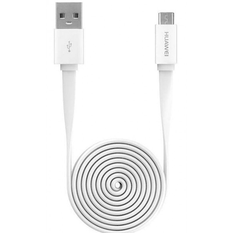Καλώδιο Data Huawei CP70 2A USB Type-A to MicroUSB 1m White (Original Blister) 55030216