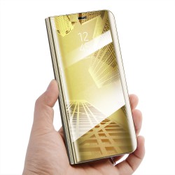 Θήκη Book Clear View Samsung Galaxy S10e G970 Gold