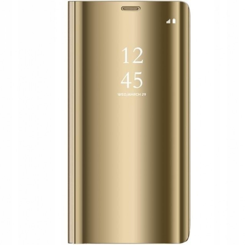 Θήκη Book Clear View Samsung Galaxy S10e G970 Gold