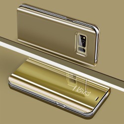 Θήκη Book Clear View Samsung Galaxy S10e G970 Gold