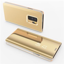 Θήκη Book Clear View Samsung Galaxy S10e G970 Gold