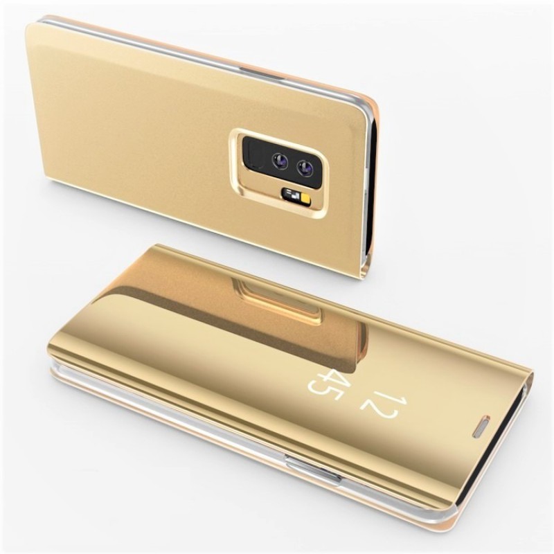 Θήκη Book Clear View Samsung Galaxy S10e G970 Gold