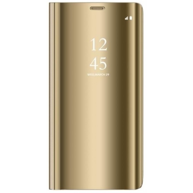 Θήκη Book Clear View Samsung Galaxy S10e G970 Gold