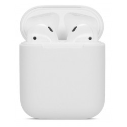 Θήκη Airpods 2/Airpods Ultra Slim Silicone Skin White