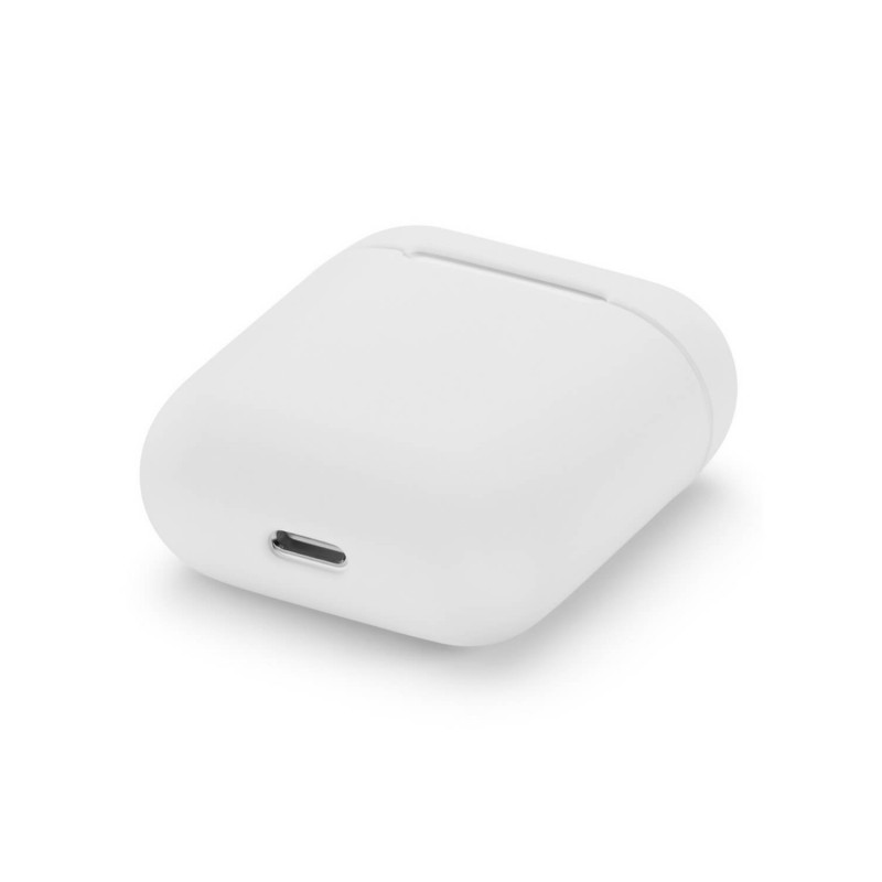 Θήκη Airpods 2/Airpods Ultra Slim Silicone Skin White