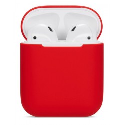 Θήκη Airpods 2/Airpods Ultra Slim Silicone Skin Red