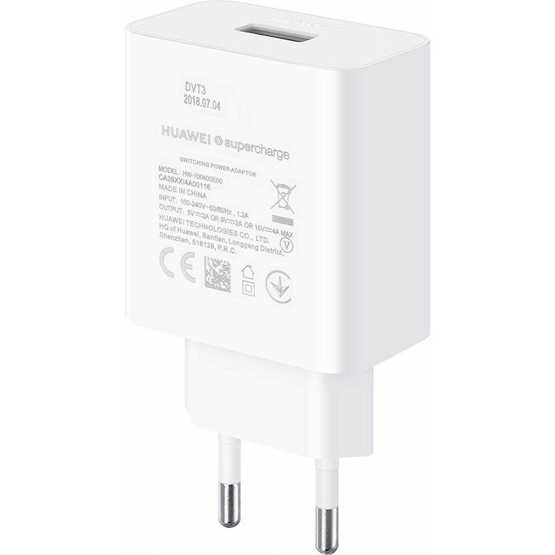 Φορτιστής Ταξιδιού Huawei Super-Charger CP84 Max 40W (HW-100400E00) White (Original Bulk Only Adapter) 