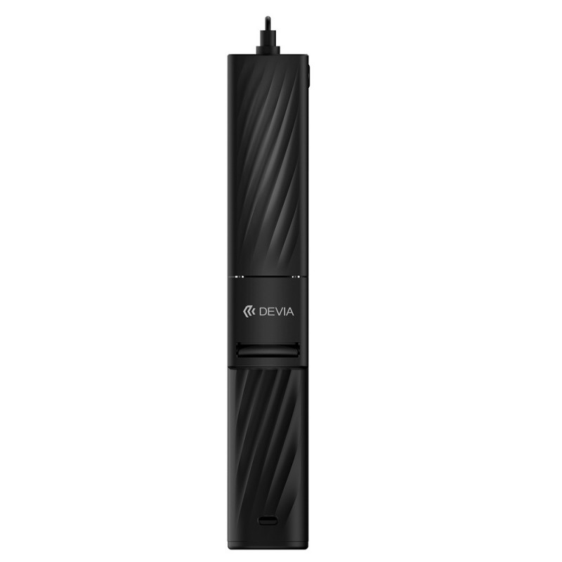Selfie Stick Devia Leisure 3.5mm Jack Black