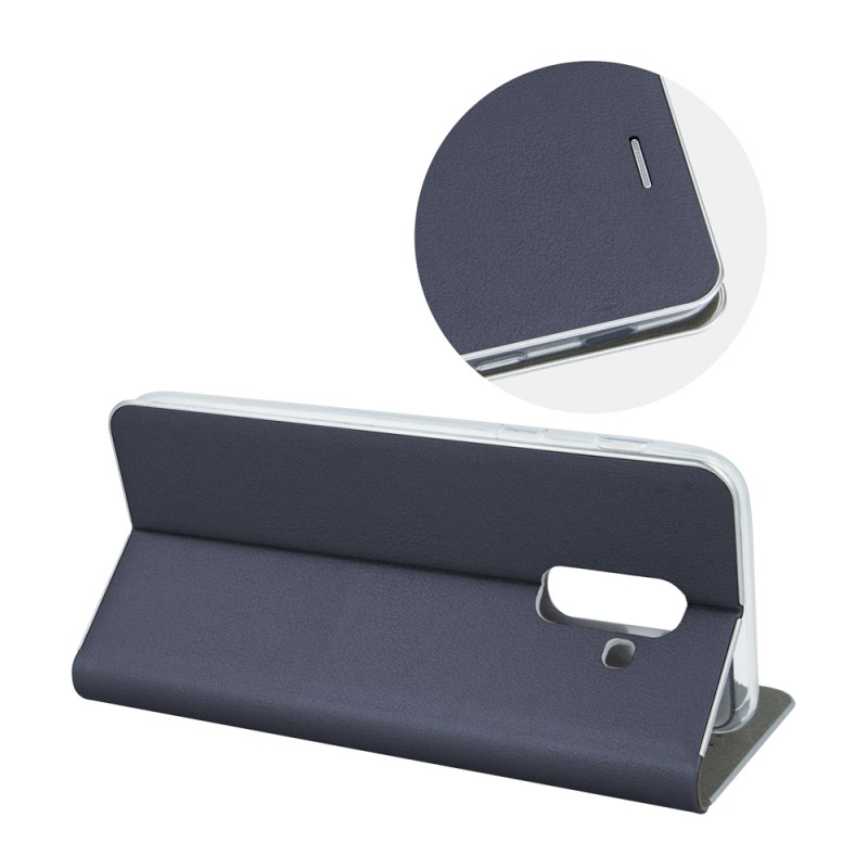 Θήκη Book Smart Vennus Huawei P30 Navy Blue Θήκη Book Smart Vennus Huawei P30 Navy Blue