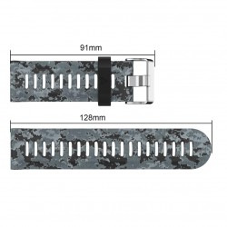 Ανταλλακτικό λουράκι QuickFit Garmin Fenix 3/5x/3HR/5X Plus/6x/6x Pro/7x Silicone Camouflage (26mm) ΟΕΜ