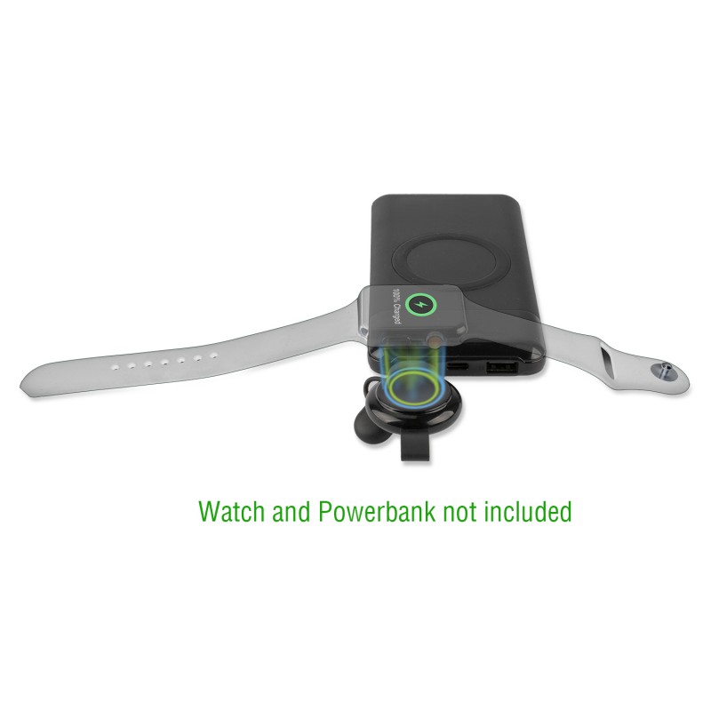 Αντάπτορας Ασύρματης Φόρτισης 4smarts Inductive Qi Wirelles Charging Adapter for Apple Watch Series 1/2/3/4 Black (4S462279)