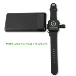 Αντάπτορας Ασύρματης Φόρτισης 4smarts Inductive Qi Wirelles Charging Adapter for Apple Watch Series 1/2/3/4 Black (4S462279)